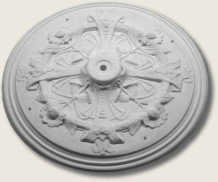 Stuckrosette im Jugendstil Kalliope